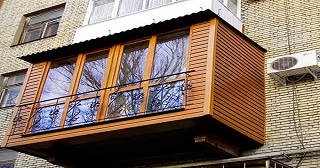 Внешняя отделка балкона Тулун цена от 1041 руб. м/2.