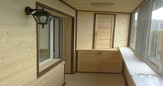 Отделка балкона под ключ Тулун, цена от 5827 руб.